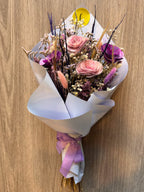 Ramo flores secas morado