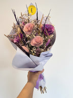 Ramo flores secas morado