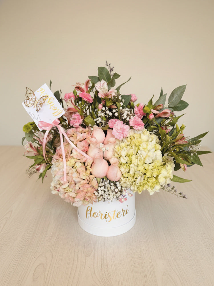 Box Mix Floral Rosado