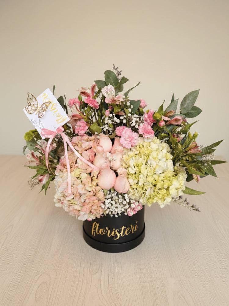Box Mix Floral Rosado