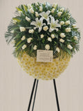 Corona con parante Condolencias