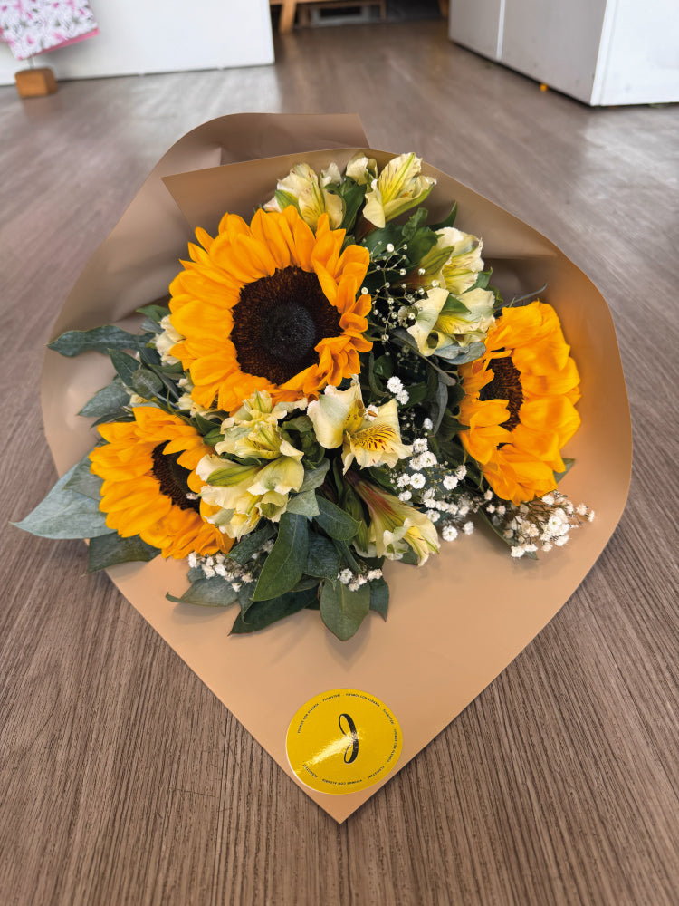 Ramo shine girasoles x3