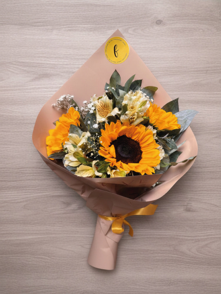 Ramo shine girasoles x3