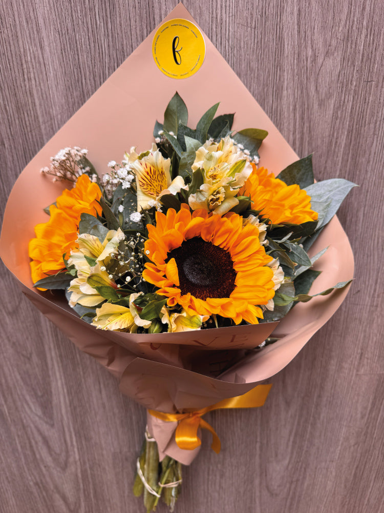 Ramo shine girasoles x3