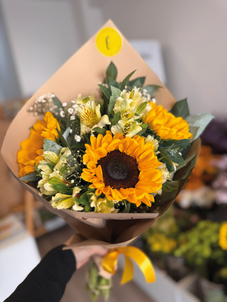 Ramo shine girasoles x3
