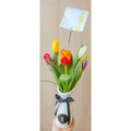 Tulipanes Multicolor x5 en jarrón